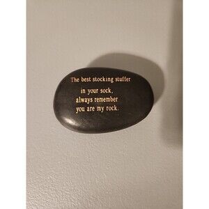 The Best Stocking Stuffer Always Remember You Are My Rock Engraved